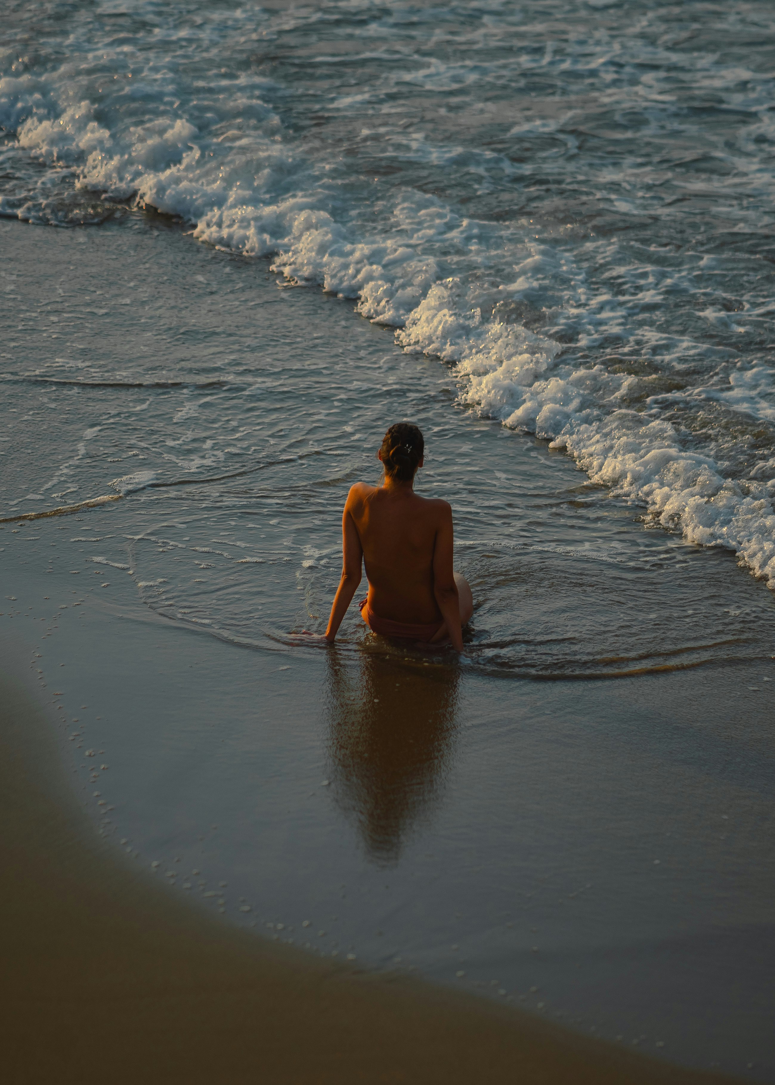 man in water during daytime